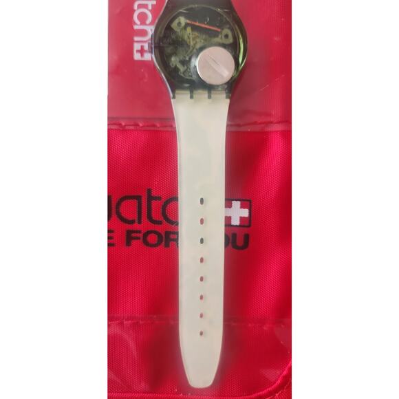 Swatch watch CRASH!!! GG111 1991 Standard Gents Designed by Massimo Giacon NOS - Picture 7 of 13